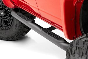 Ford Bronco Nerf Steps - 4-Door - Rough Country - 3-Inch Tube - '21-'26 Ford Bronco Nerf Steps - 4-Door - Rough Country - 3-Inch Tube - '21-'26